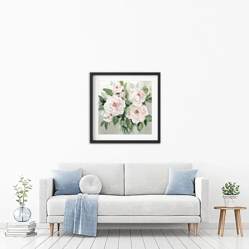 Pale Pink Blossoms Framed Art Print Pale Pink Blossoms Framed Art Print wall art product Carol Robinson