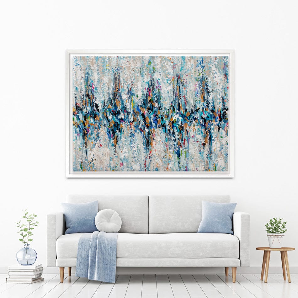 Palette Knife Abstract 2 Canvas Print wall art product Olga Tkachyk