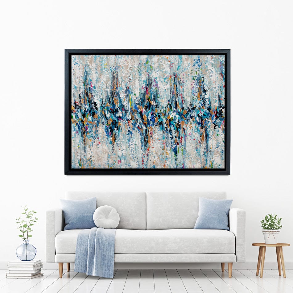 Palette Knife Abstract 2 Canvas Print wall art product Olga Tkachyk