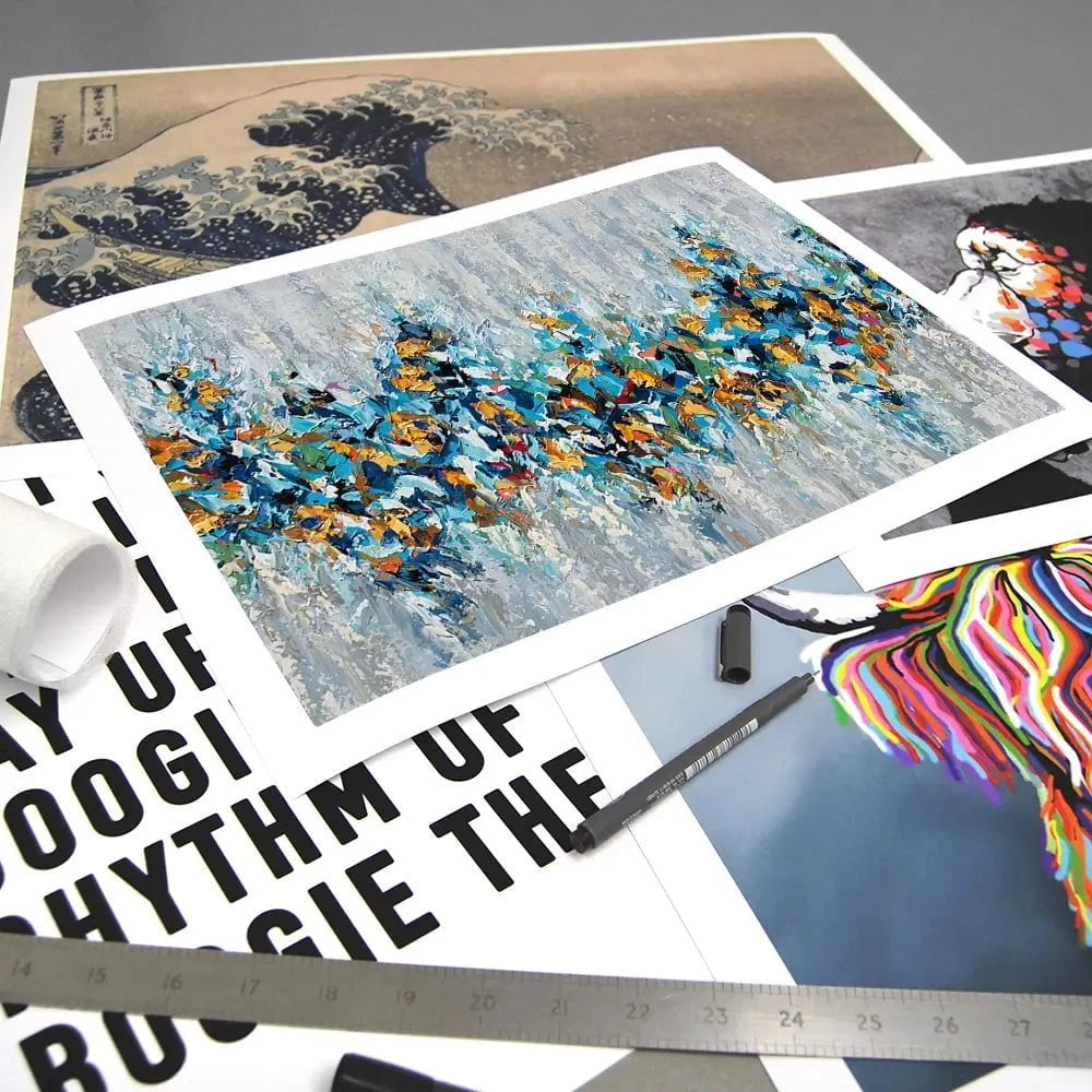 Palette Knife Abstract Art Print Palette Knife Abstract Art Print wall art product Olga Tkachyk