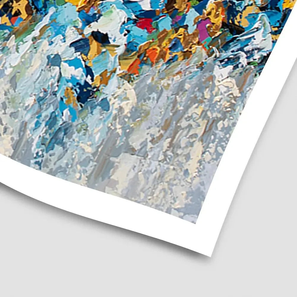 Palette Knife Abstract Art Print Palette Knife Abstract Art Print wall art product Olga Tkachyk