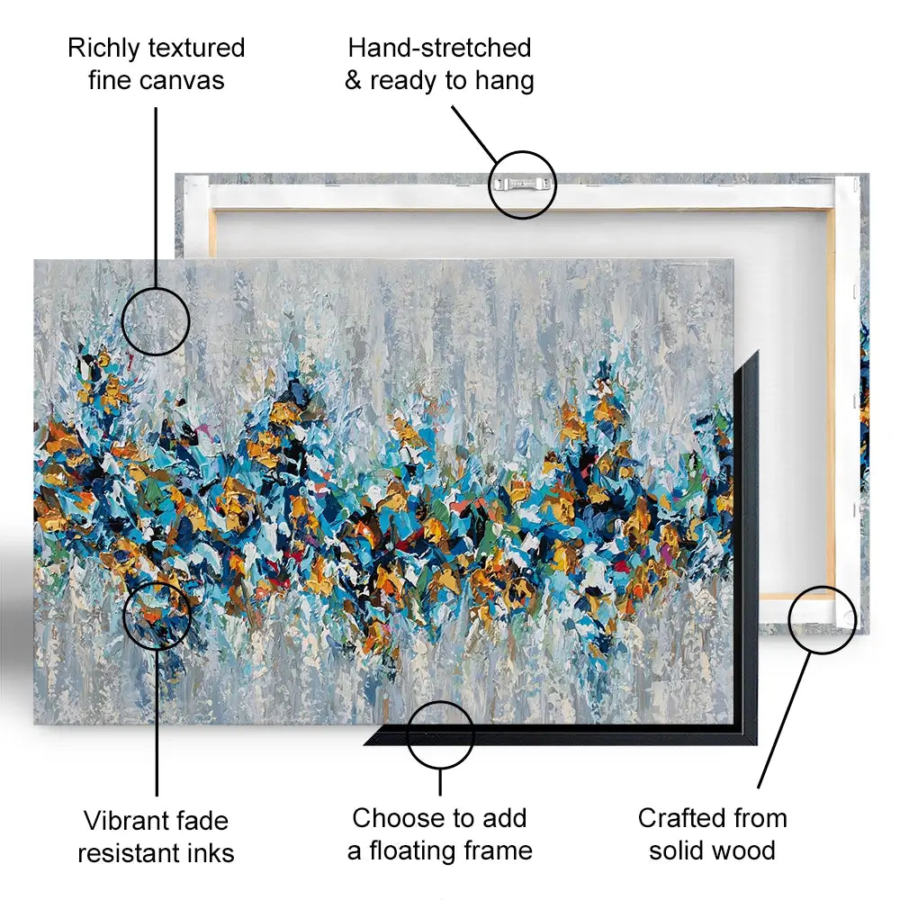 Palette Knife Abstract Canvas Print Palette Knife Abstract Canvas Print wall art product Olga Tkachyk