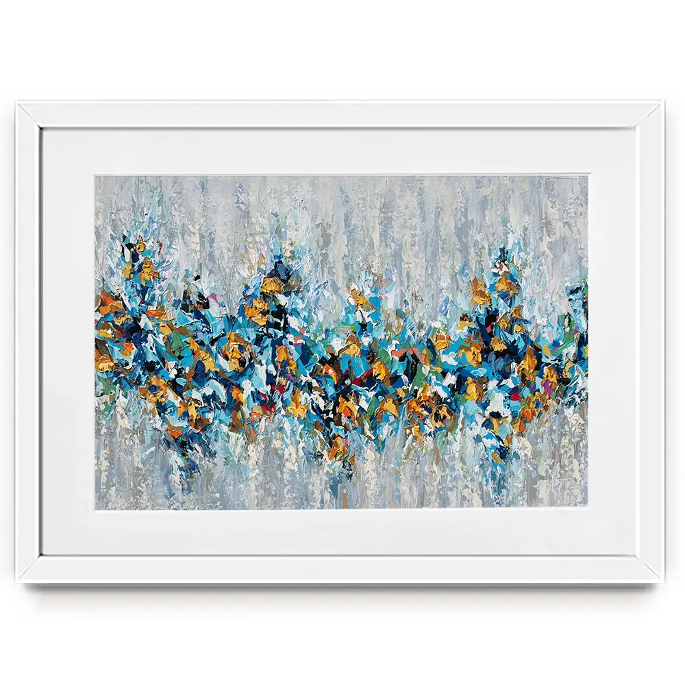 Palette Knife Abstract Framed Art Print Palette Knife Abstract Framed Art Print wall art product Olga Tkachyk