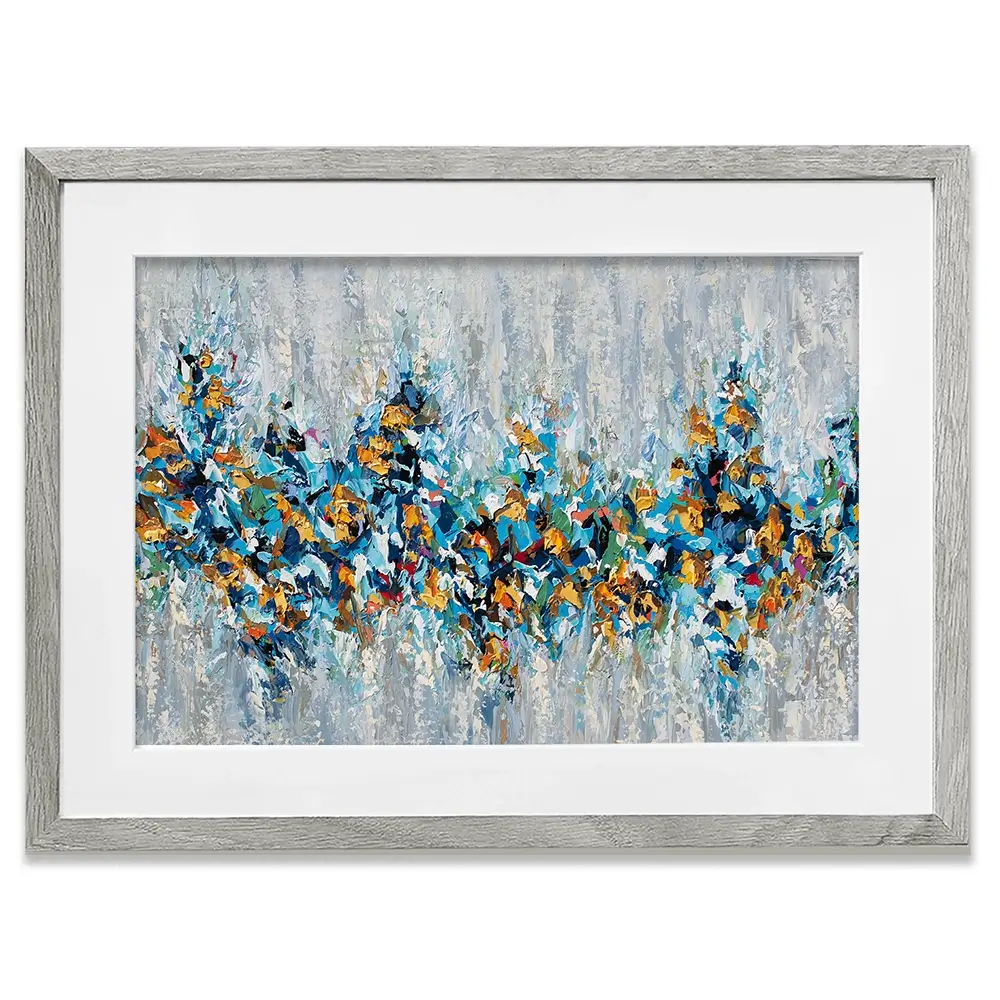 Palette Knife Abstract Framed Art Print Palette Knife Abstract Framed Art Print wall art product Olga Tkachyk