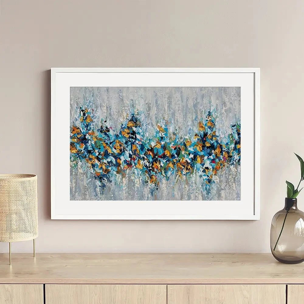 Palette Knife Abstract Framed Art Print Palette Knife Abstract Framed Art Print wall art product Olga Tkachyk