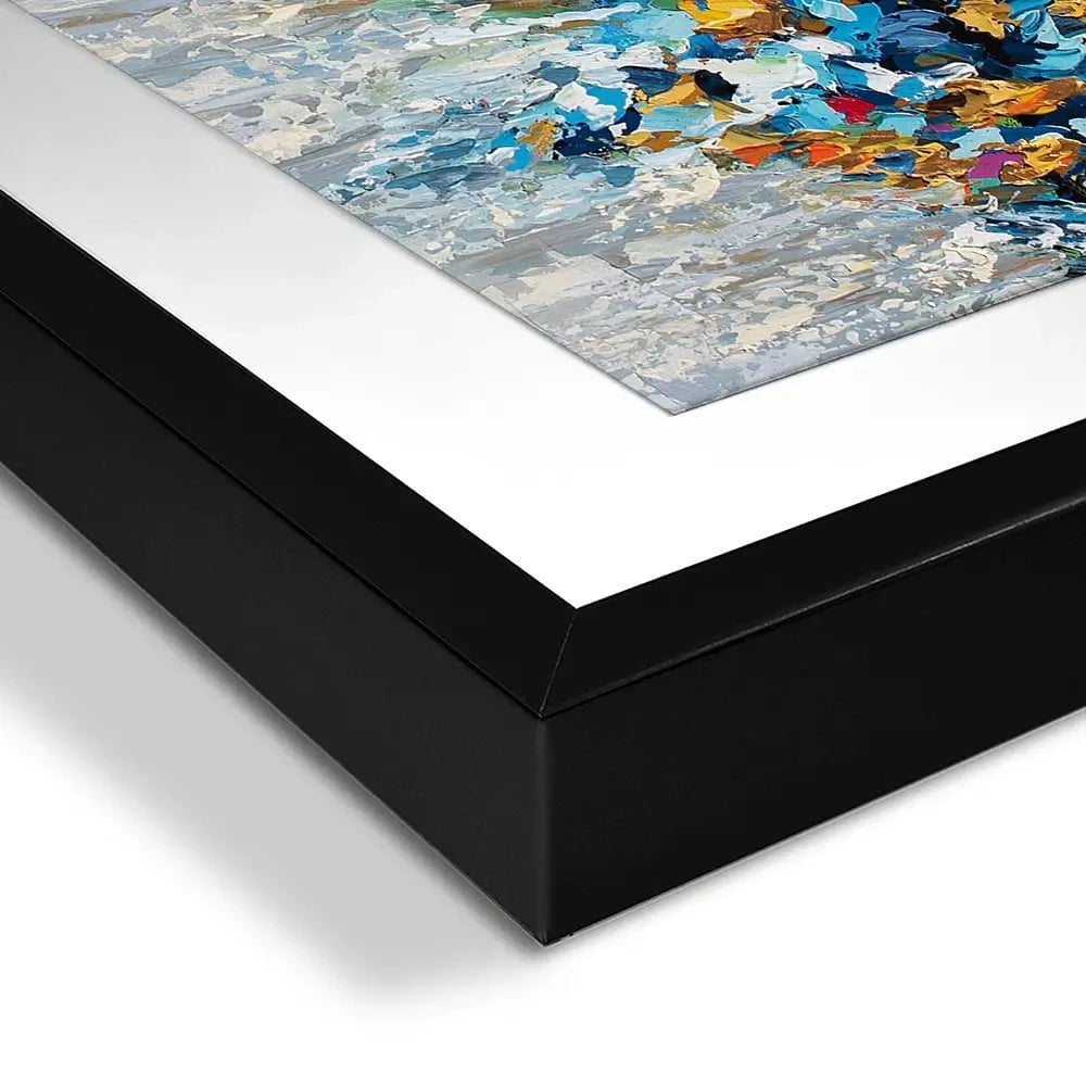 Palette Knife Abstract Framed Art Print Palette Knife Abstract Framed Art Print wall art product Olga Tkachyk