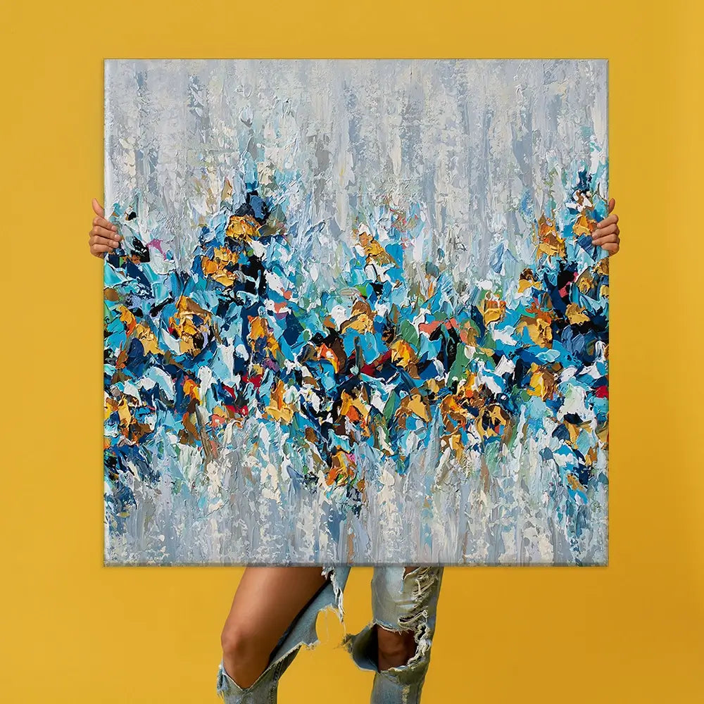 Palette Knife Abstract Oversized Canvas Print Palette Knife Abstract Oversized Canvas Print wall art product Olga Tkachyk