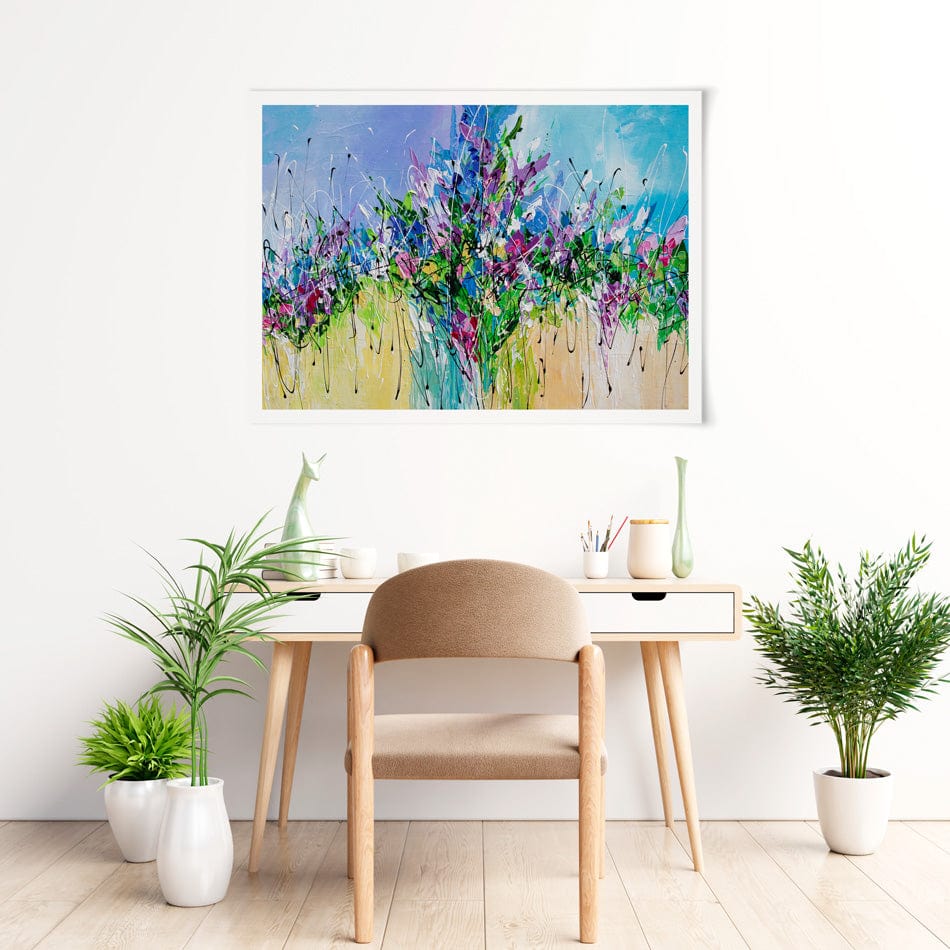 Palette Knife Florals Art Print wall art product Olga Tkachyk