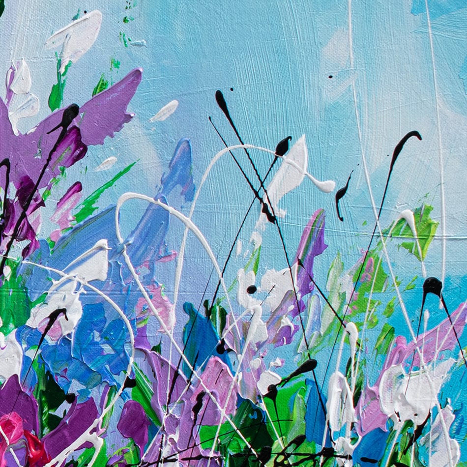 Palette Knife Florals Art Print wall art product Olga Tkachyk