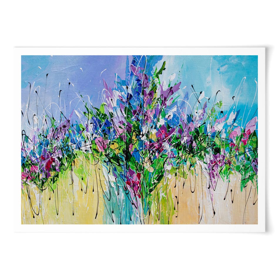Palette Knife Florals Art Print wall art product Olga Tkachyk