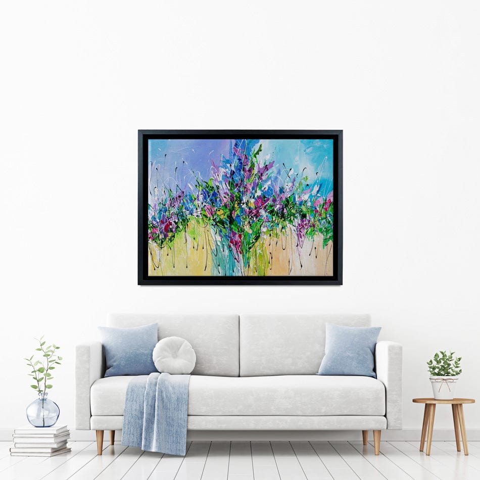 Palette Knife Florals Canvas Print wall art product Olga Tkachyk