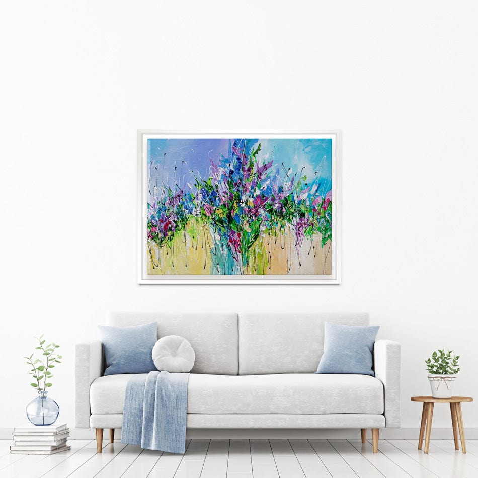 Palette Knife Florals Canvas Print wall art product Olga Tkachyk