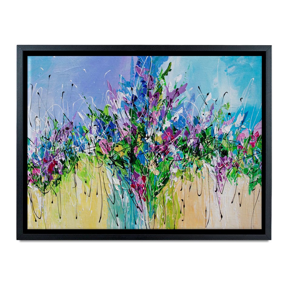 Palette Knife Florals Canvas Print wall art product Olga Tkachyk