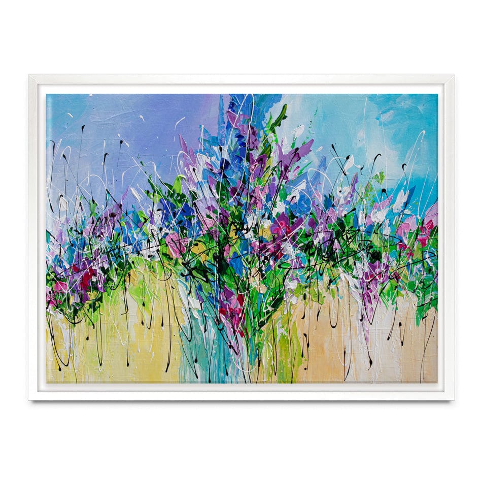 Palette Knife Florals Canvas Print wall art product Olga Tkachyk