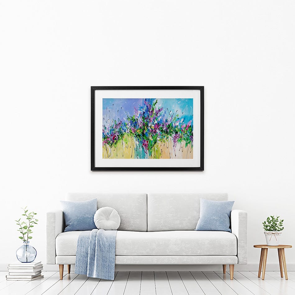 Palette Knife Florals Framed Art Print wall art product Olga Tkachyk