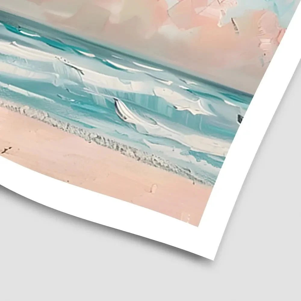 Palm Trees By The Sea Art Print Palm Trees By The Sea Art Print wall art product Art Print Shop