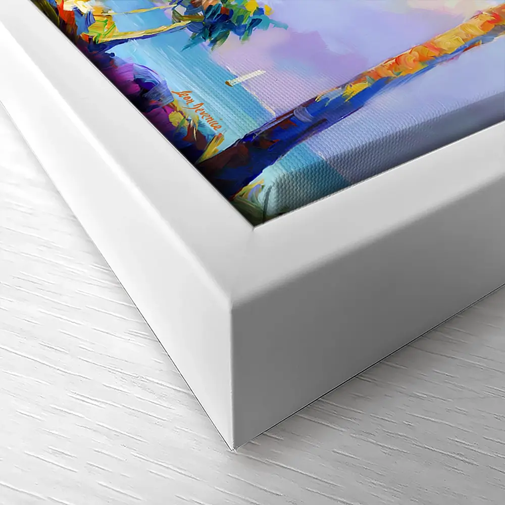 Palm Trees In The Suns Warmth Canvas Print Palm Trees In The Suns Warmth Canvas Print wall art product Leon Devenice
