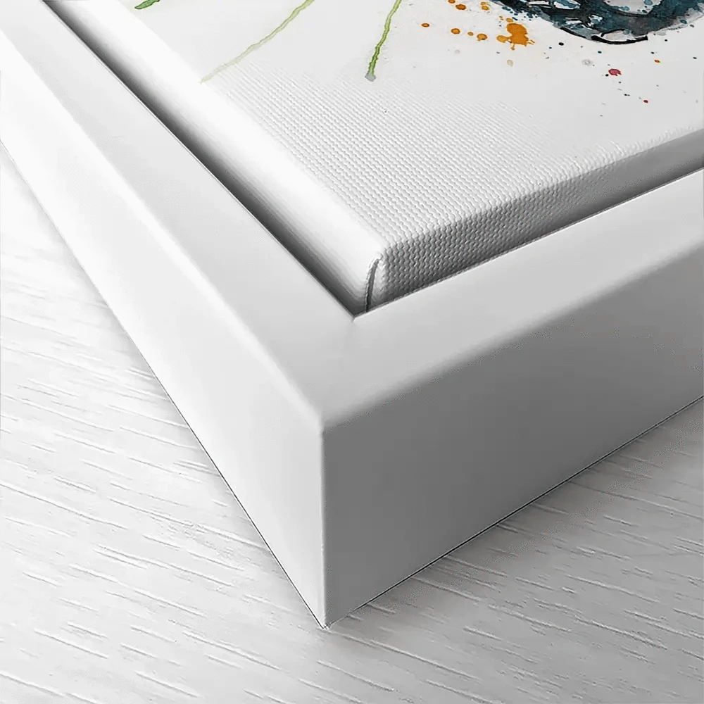 Panda And Heart Balloon Canvas Print Panda And Heart Balloon Canvas Print wall art product Jamie Taylor