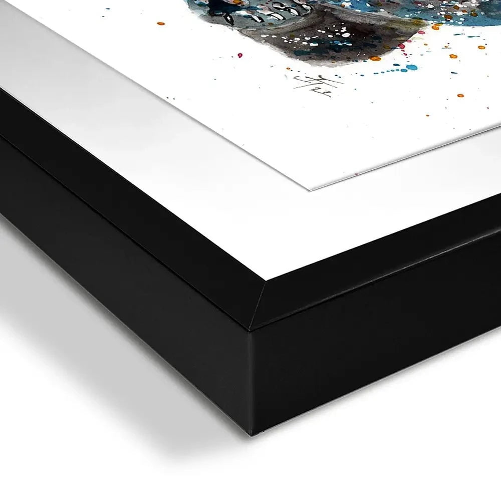 Panda And Heart Balloon Framed Art Print Panda And Heart Balloon Framed Art Print wall art product Jamie Taylor