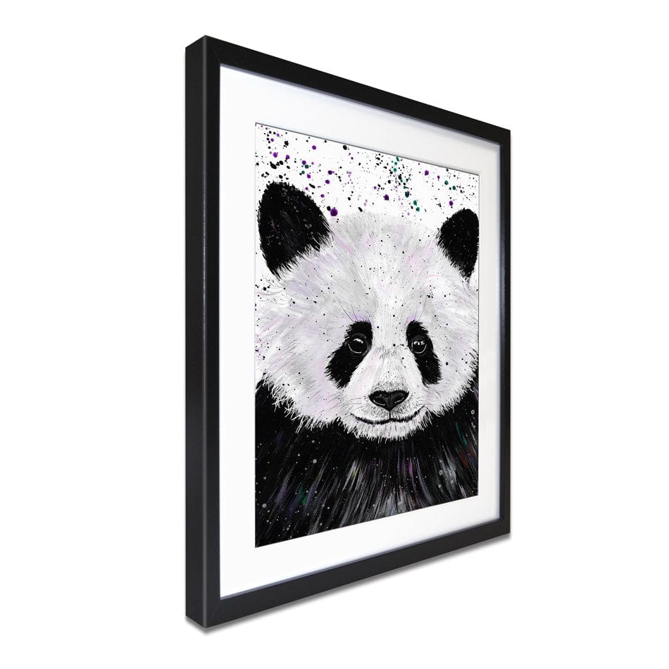 Panda Henry Framed Art Print wall art product Emma LC Art