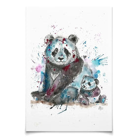 Panda Mama Art Print Panda Mama Art Print wall art product Jamie Taylor