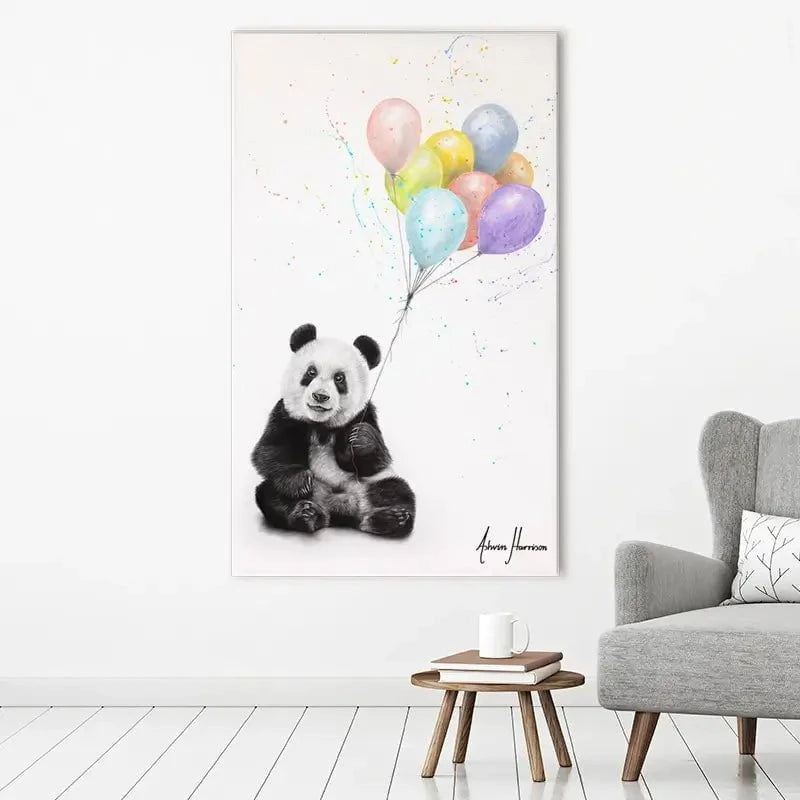 Panda Party Canvas Print Panda Party Canvas Print wall art product Ashvin Harrison