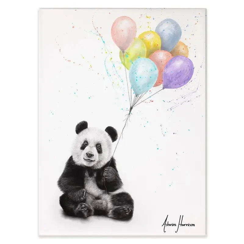 Panda Party Canvas Print Panda Party Canvas Print wall art product Ashvin Harrison