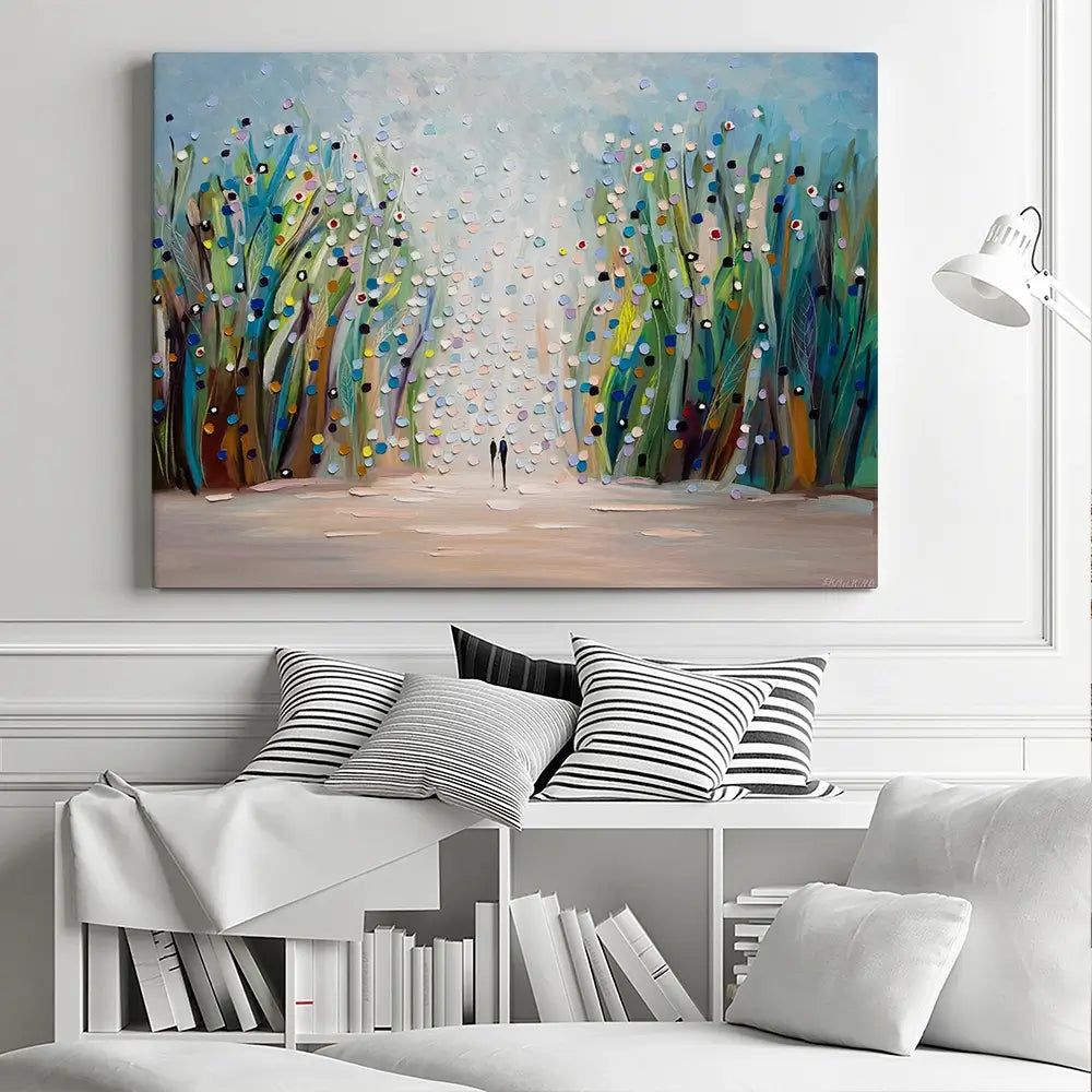 Park Stroll Canvas Print Park Stroll Canvas Print wall art product Ekaterina Ermilkina