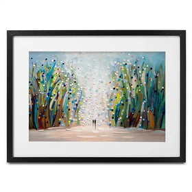 Park Stroll Framed Art Print Park Stroll Framed Art Print wall art product Ekaterina Ermilkina
