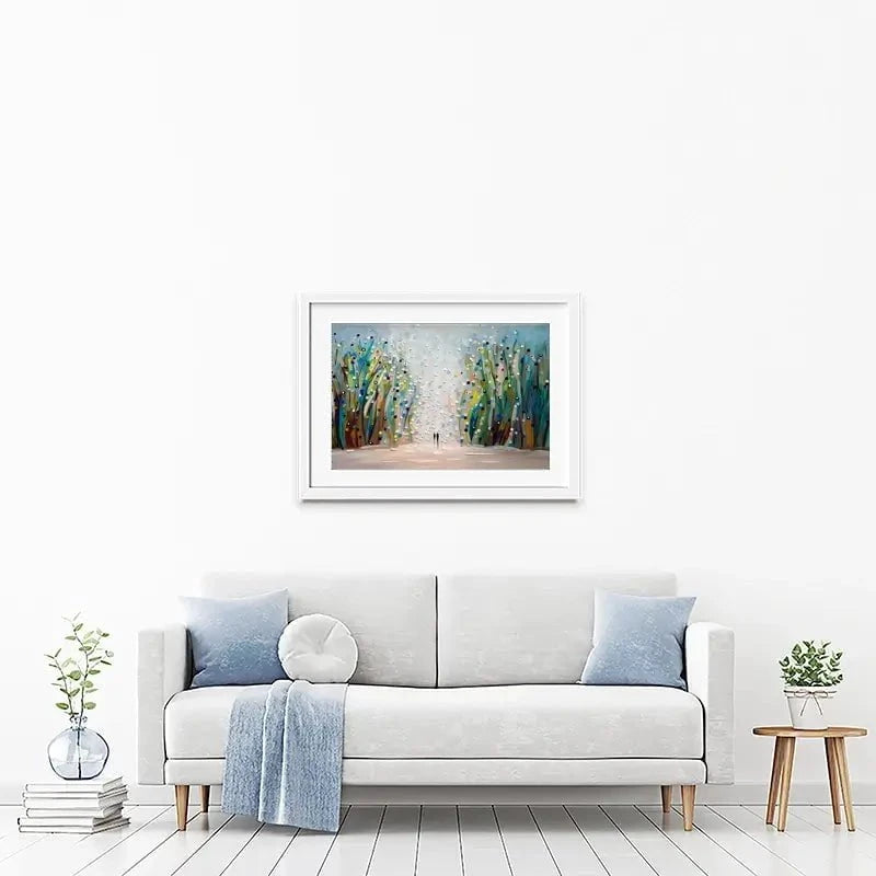 Park Stroll Framed Art Print Park Stroll Framed Art Print wall art product Ekaterina Ermilkina