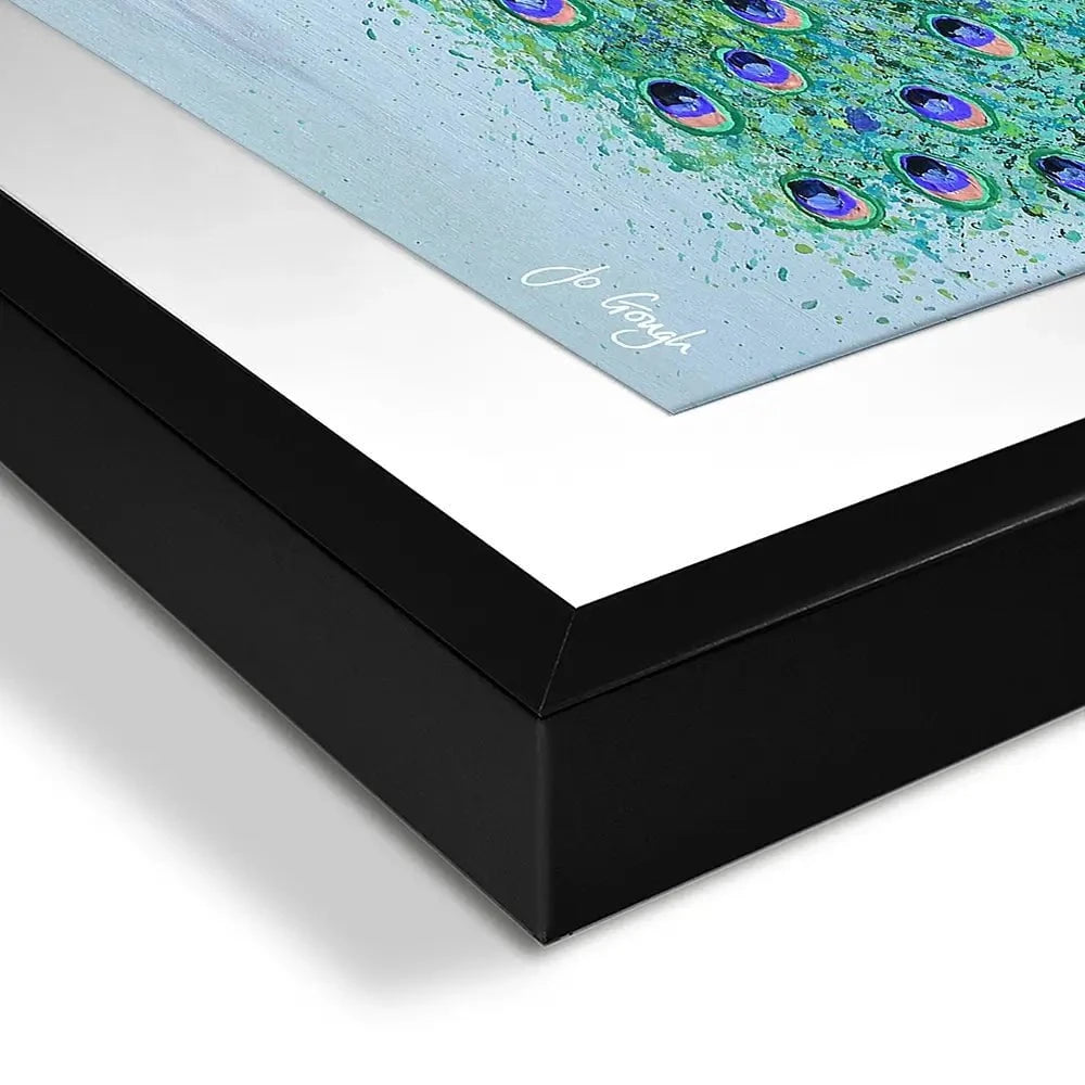 Parker The Peacock Framed Art Print Parker The Peacock Framed Art Print wall art product Jo Gough