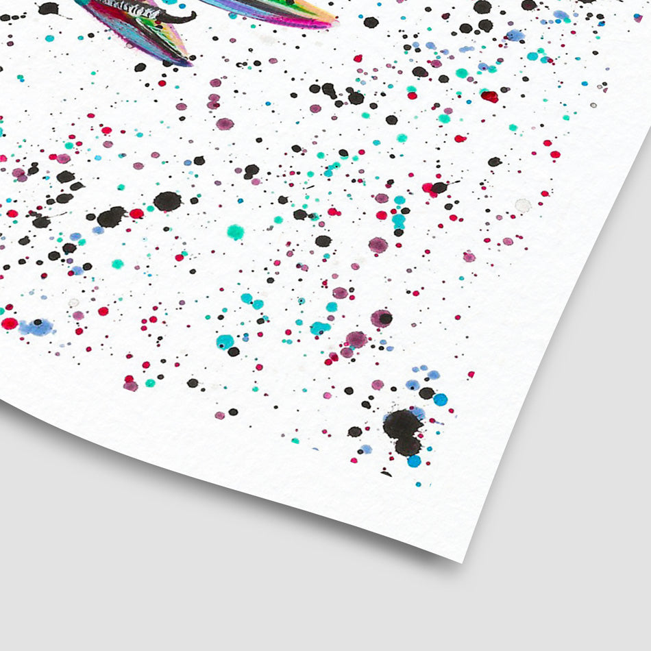 Parrot Macey Art Print Parrot Macey Art Print wall art product Emma LC Art