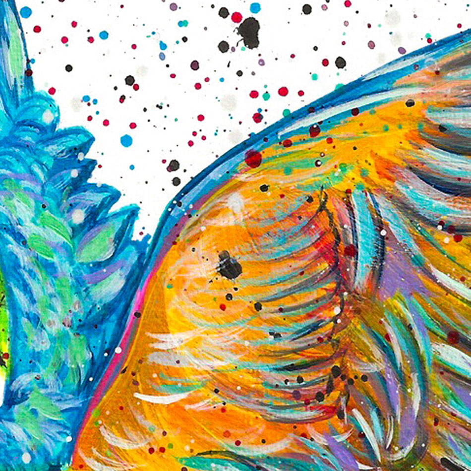 Parrot Macey Art Print Parrot Macey Art Print wall art product Emma LC Art