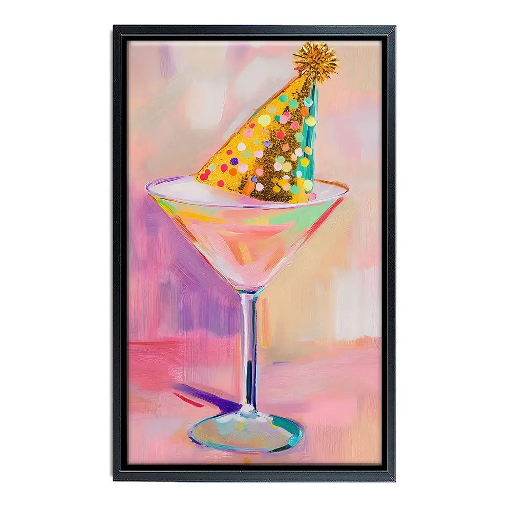 Party Cosmopolitan Canvas Print Party Cosmopolitan Canvas Print wall art product LSR Design Studio - Independent