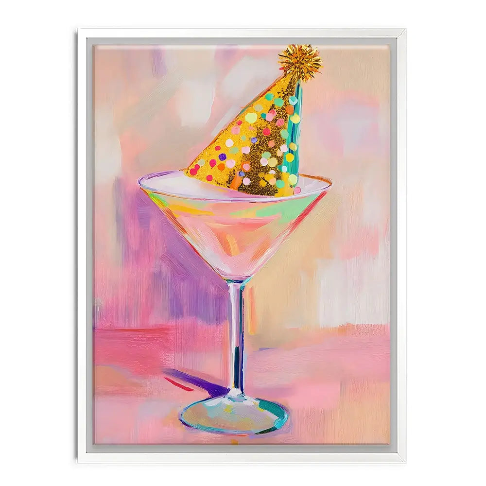 Party Cosmopolitan Canvas Print Party Cosmopolitan Canvas Print wall art product LSR Design Studio - Independent