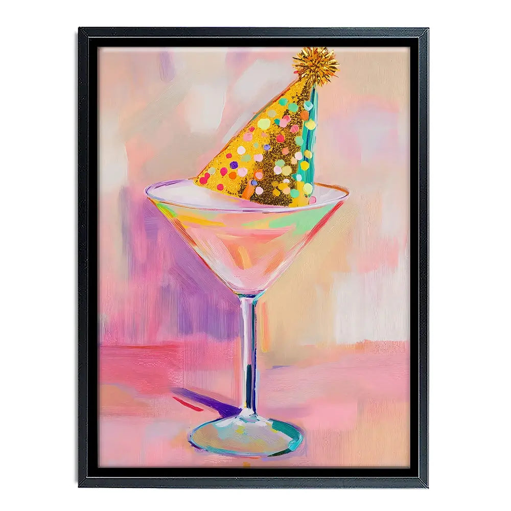 Party Cosmopolitan Canvas Print Party Cosmopolitan Canvas Print wall art product LSR Design Studio - Independent