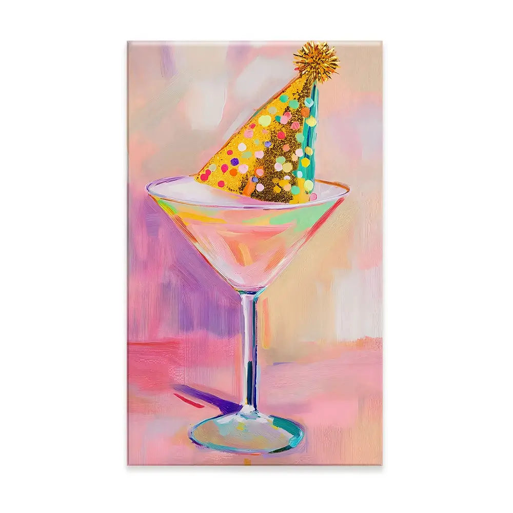 Party Cosmopolitan Canvas Print Party Cosmopolitan Canvas Print wall art product LSR Design Studio - Independent
