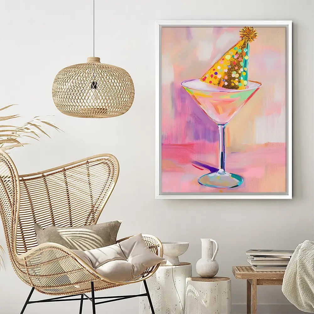 Party Cosmopolitan Canvas Print Party Cosmopolitan Canvas Print wall art product LSR Design Studio - Independent
