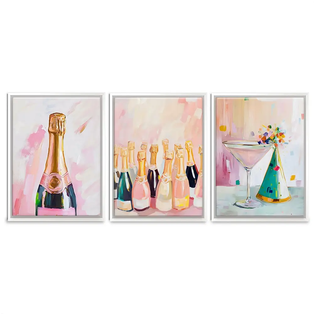 Party Girl Trio Canvas Print Party Girl Trio Canvas Print wall art product LSR Design Studio - Independent