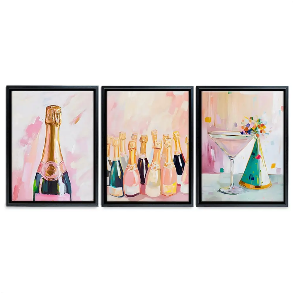 Party Girl Trio Canvas Print Party Girl Trio Canvas Print wall art product LSR Design Studio - Independent