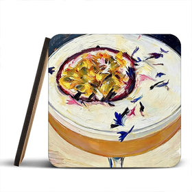 Passionfruit Daiquiri Cocktail Coaster Set Passionfruit Daiquiri Cocktail Coaster Set wall art product David Alexander Elder