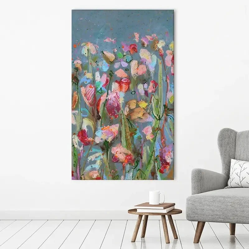 Pastel Flowers Canvas Print Pastel Flowers Canvas Print wall art product Studio Paint-Ing