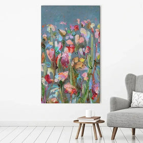 Pastel Flowers Canvas Print Pastel Flowers Canvas Print wall art product Studio Paint-Ing