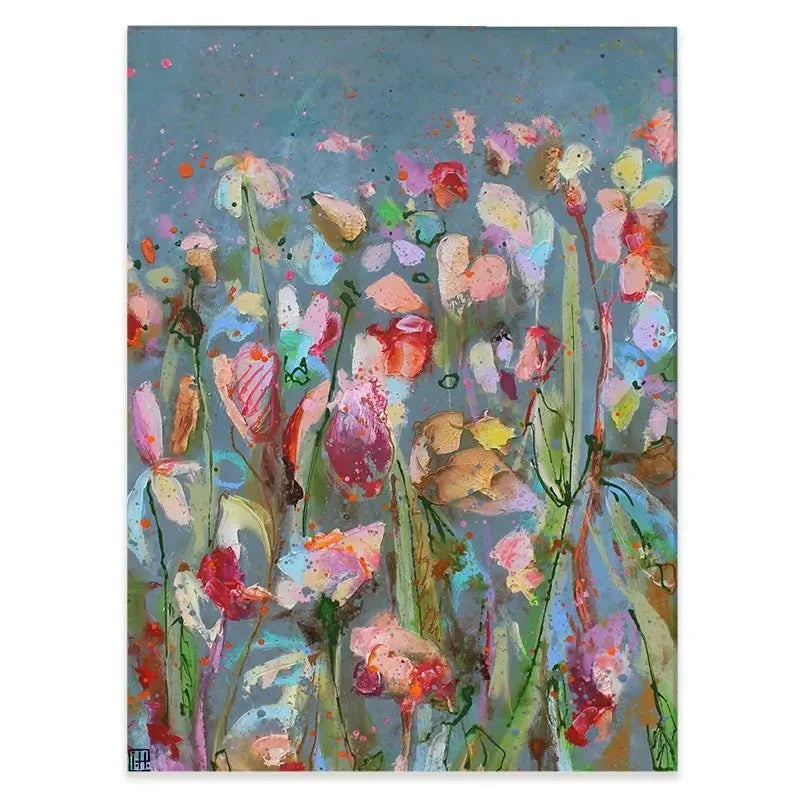 Pastel Flowers Canvas Print Pastel Flowers Canvas Print wall art product Studio Paint-Ing