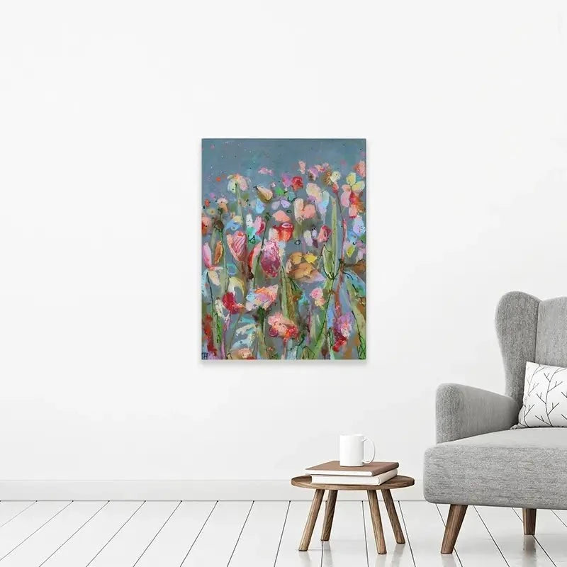 Pastel Flowers Canvas Print Pastel Flowers Canvas Print wall art product Studio Paint-Ing