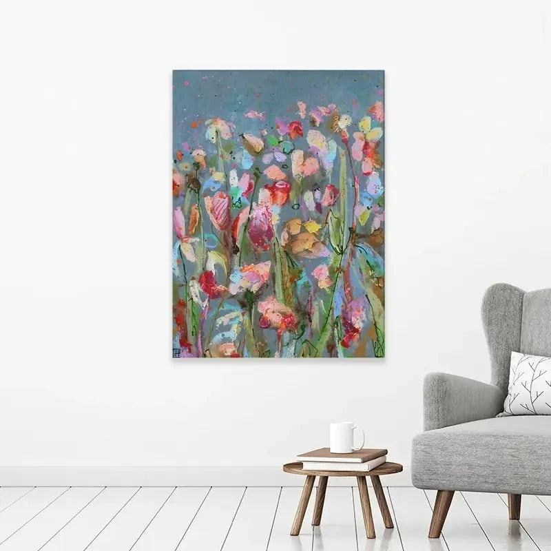 Pastel Flowers Canvas Print Pastel Flowers Canvas Print wall art product Studio Paint-Ing