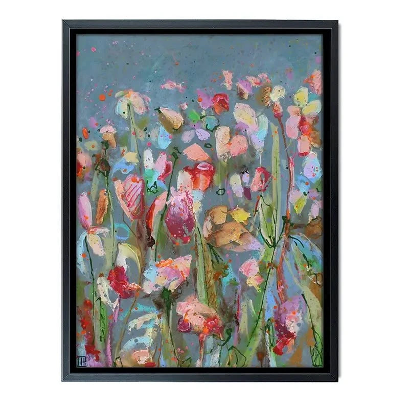 Pastel Flowers Canvas Print Pastel Flowers Canvas Print wall art product Studio Paint-Ing
