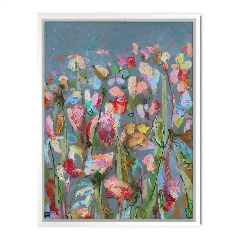 Pastel Flowers Canvas Print Pastel Flowers Canvas Print wall art product Studio Paint-Ing
