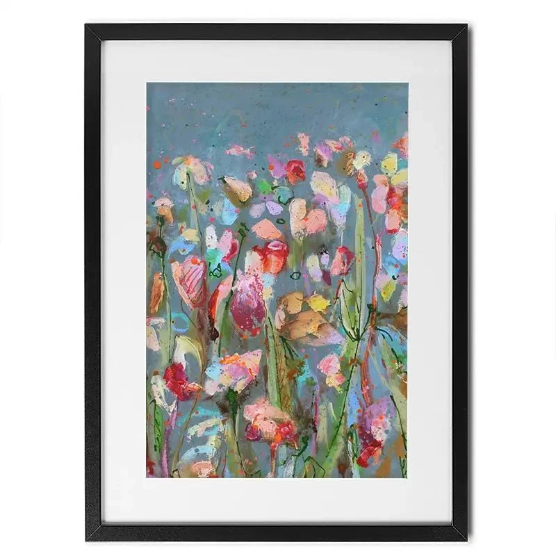 Pastel Flowers Framed Art Print Pastel Flowers Framed Art Print wall art product Studio Paint-Ing