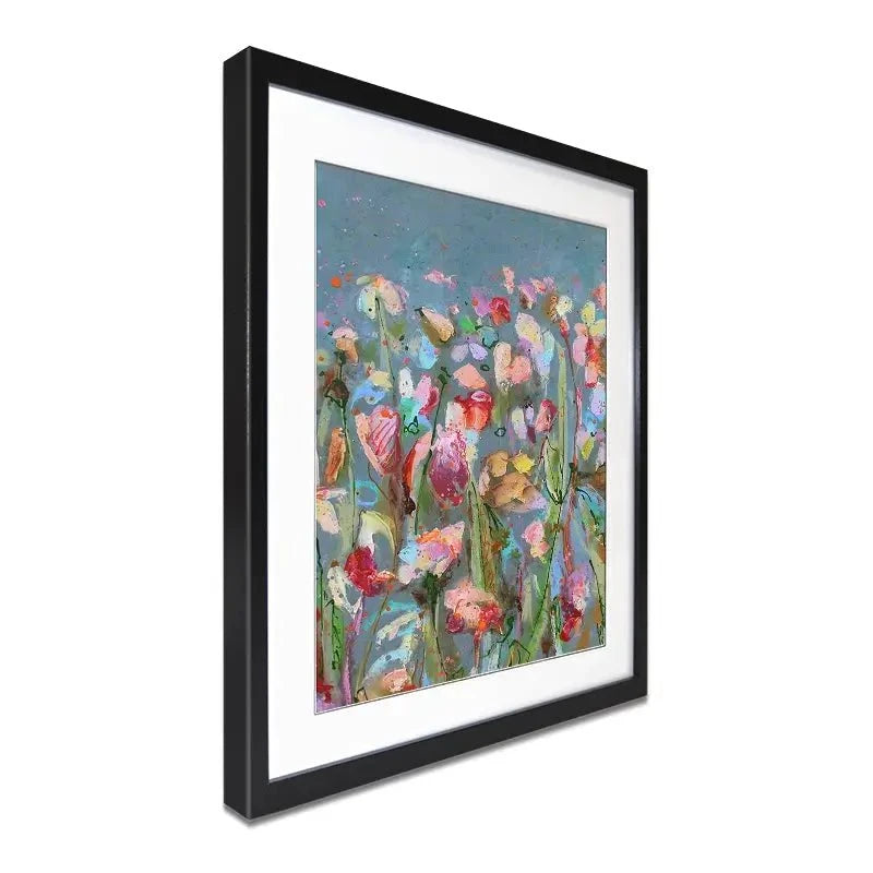 Pastel Flowers Framed Art Print Pastel Flowers Framed Art Print wall art product Studio Paint-Ing